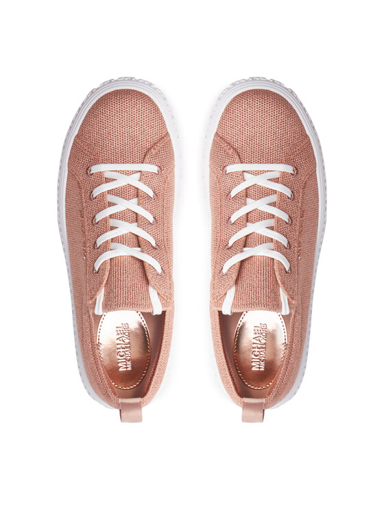 MICHAEL Michael Kors Снікерcи MICHAEL Michael Kors Grove Metallic 43S4GVFS2D Рожевий