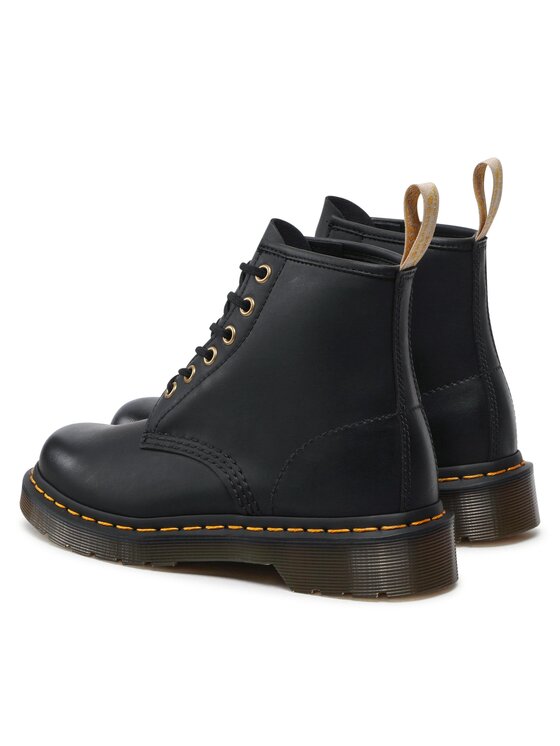 Dr. Martens Šņorzābaki Dr. Martens Vegan 101 23984001 Melns
