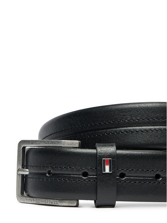 Tommy Hilfiger Curea pentru Bărbați Tommy Hilfiger Oliver 3.5 Seasonal AM0AM13304 Negru
