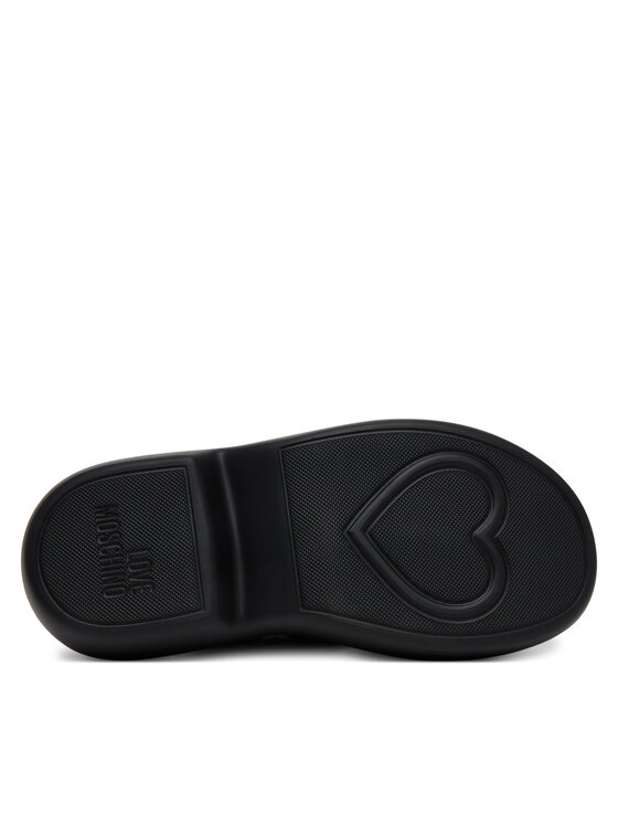 LOVE MOSCHINO Сандали LOVE MOSCHINO JA16207I0MIX200A Черен