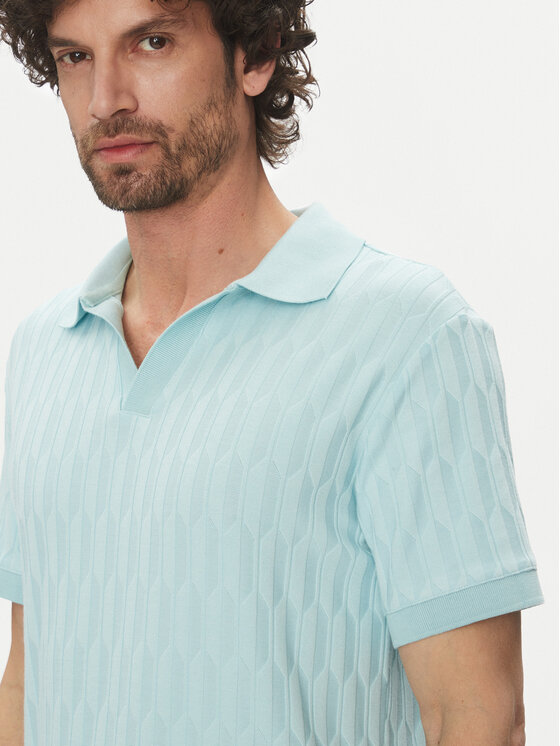 Marciano Guess Marciano Guess Поло 5GHP03 6326A Блакитний Regular Fit