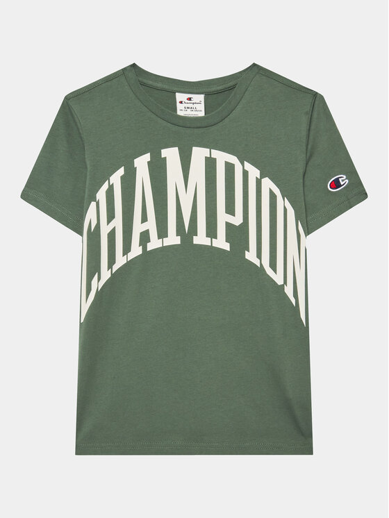 Champion Champion Футболка 306362 Зелений Regular Fit