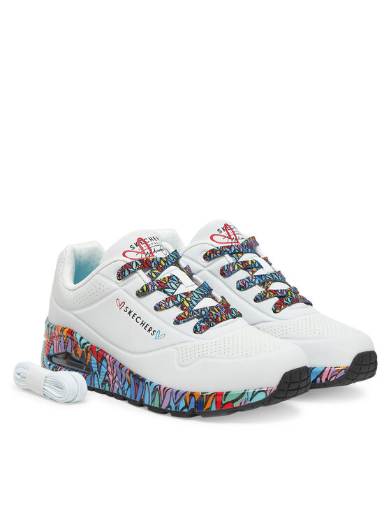 Skechers Снікерcи Skechers Skechers Uno - Ravaged Love 177918/WMLT Білий