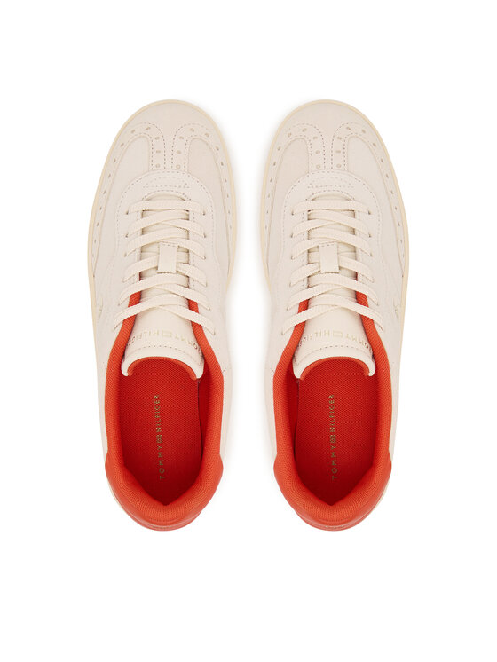 Tommy Hilfiger Sneakersy Tommy Hilfiger Heritage FW0FW08822 Écru