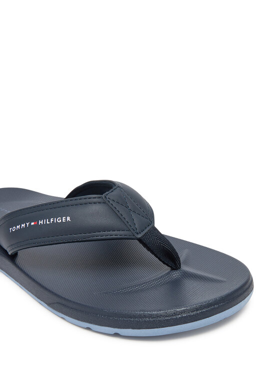 Tommy Hilfiger Flip flop Tommy Hilfiger Molded Comfort Th Beach Sandal FM0FM05508 Bleumarin