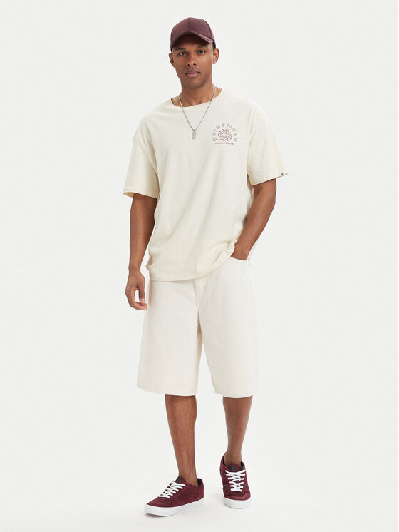 Quiksilver Quiksilver Camiseta Curve Palm EQYZT08303 Crema Regular Fit