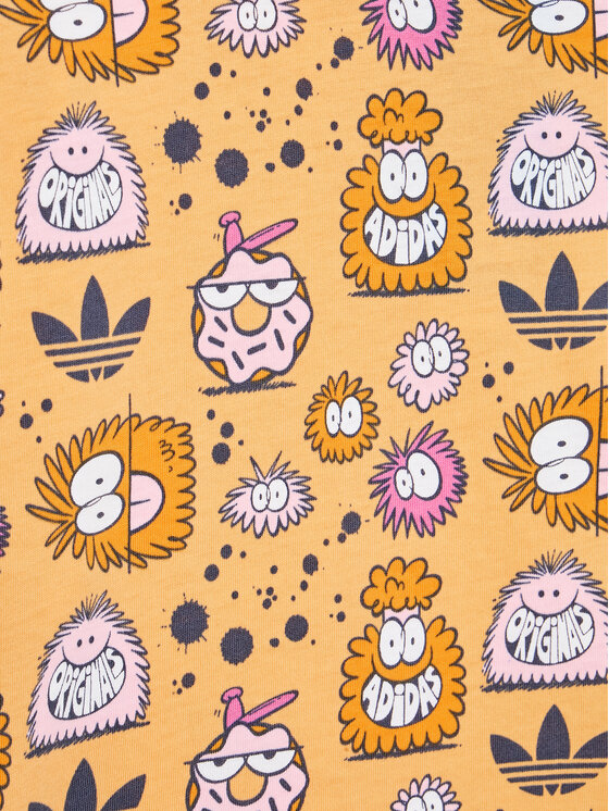 adidas adidas T-shirt KEVIN LYONS HC1987 Narančasta Regular Fit