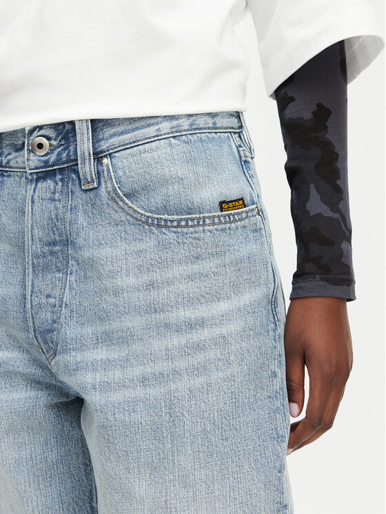 G-STAR G-Star Raw Τζιν σορτσάκια Clean Edge D28383-E352 Ανοιχτό μπλε Wide Fit