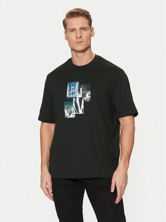Armani Exchange Armani Exchange Футболка XM000269 AF12112 UB001 Чорний Regular Fit