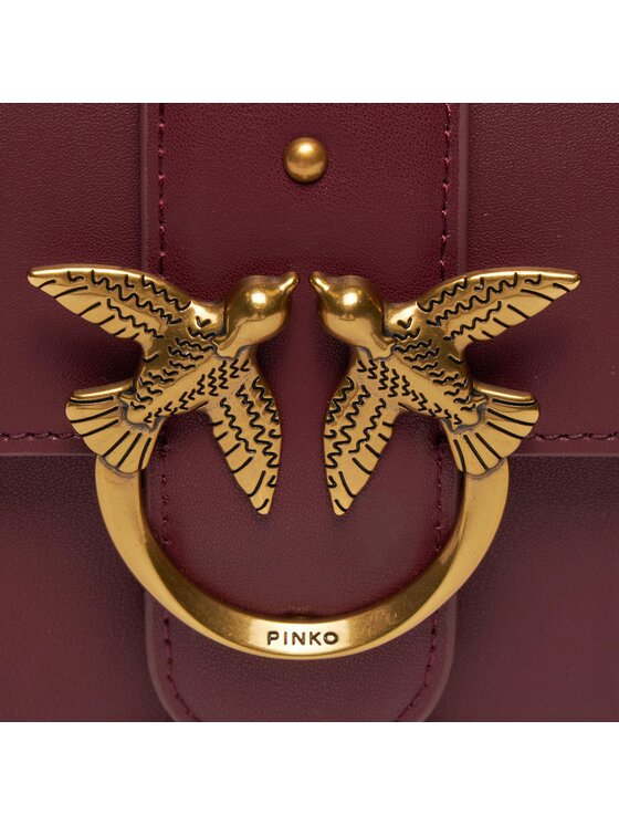 PINKO Táska Pinko Love One Mini C AI 23-24 PLTT 100058 A0F1 Bordó