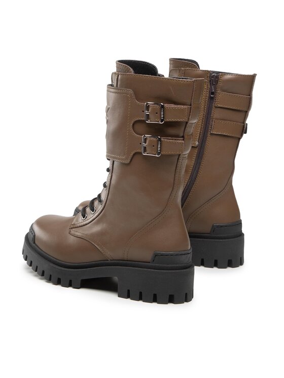 PINKO Pohodni čevlji Pinko Cumino Boot 1H2135 A072 Rjava