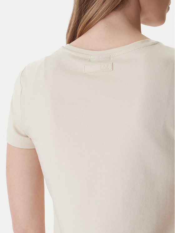 EA7 Emporio Armani EA7 Emporio Armani Camiseta 7W000993 AF18401 Beis Regular Fit