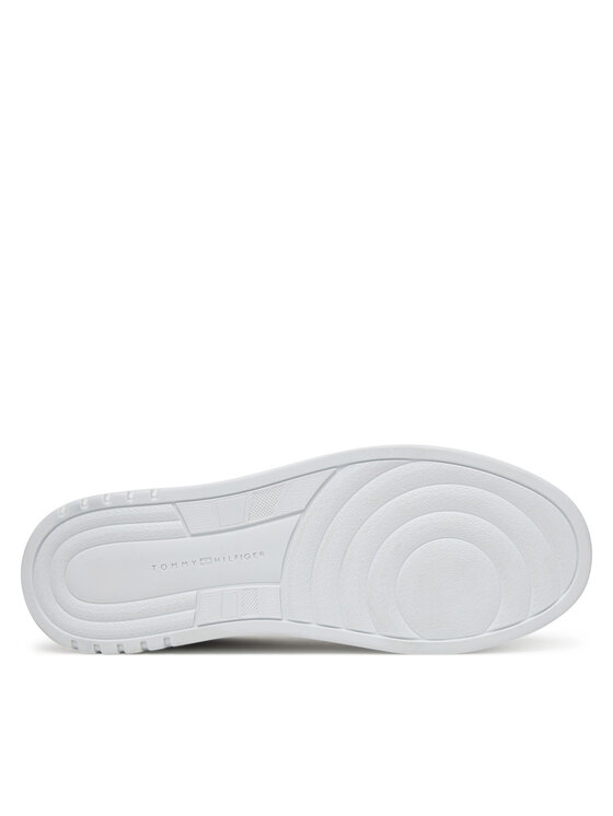 Tommy Hilfiger Superge Tommy Hilfiger Sporty Cupsole FW0FW08795 Bela