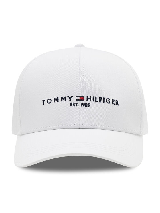 Tommy Hilfiger Cappellino Tommy Hilfiger Th Established Cap AM0AM07352 Bianco