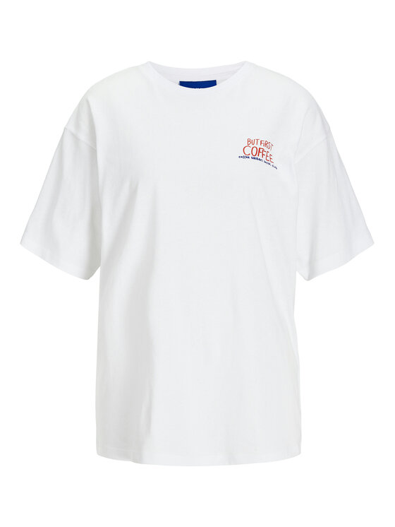 JJXX JJXX Футболка Nina 12273776 Білий Loose Fit