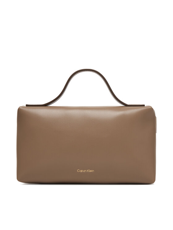 Calvin Klein Neseser Calvin Klein Emblem Aop Beauty Case Giftset LV04F1102G Smeđa