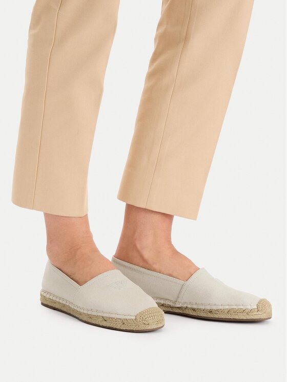Emporio Armani Espadrilles Emporio Armani XVSS07 XD396 D417 Écru