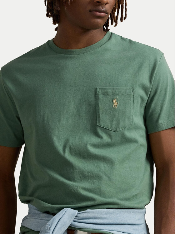 Polo Ralph Lauren Polo Ralph Lauren Marškinėliai 710704248270 Žalia Regular Fit