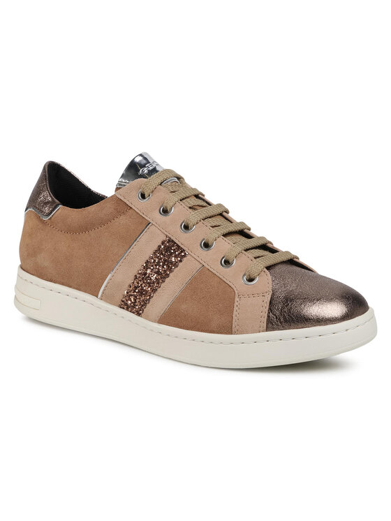 Sneakersy Geox D Jaysen D D041BD 022CF CR69H Brązowy | Eobuwie.com.pl