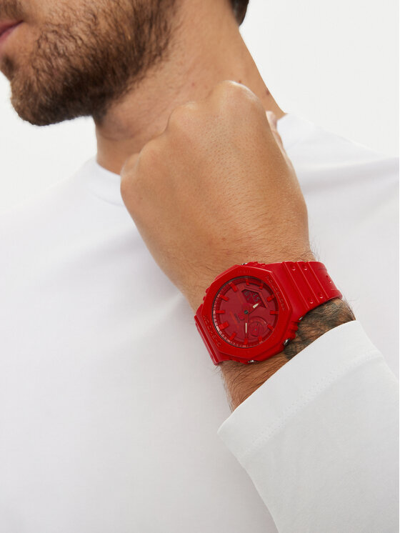G-Shock Годинник G-Shock GA-2100-4AER Червоний