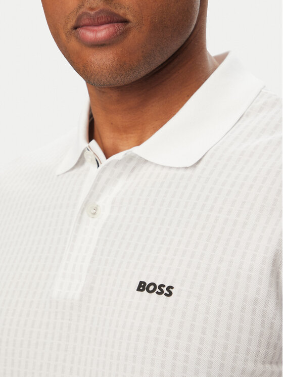 BOSS BOSS Polo Birdie 3 50559355 Blanco Regular Fit