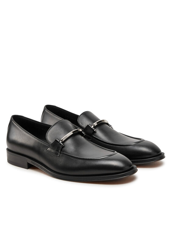BOSS Лофери BOSS Derrek Loaf buvphw 50516463 Чорний