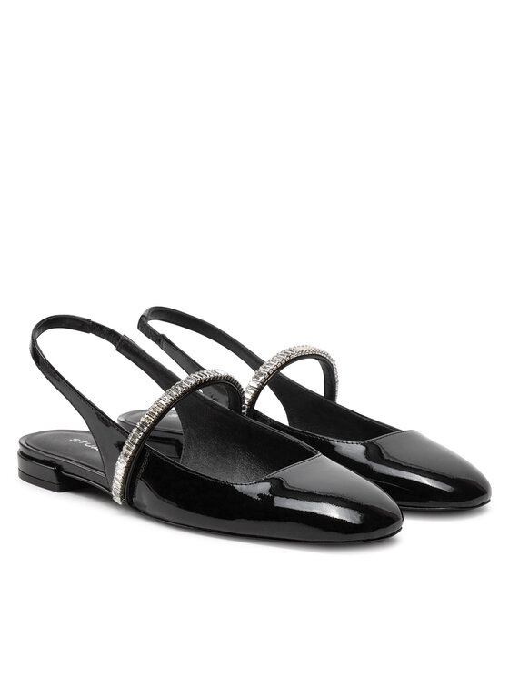 Stuart Weitzman Sandali Stuart Weitzman Stefanie Slngback Fl SI438 Črna