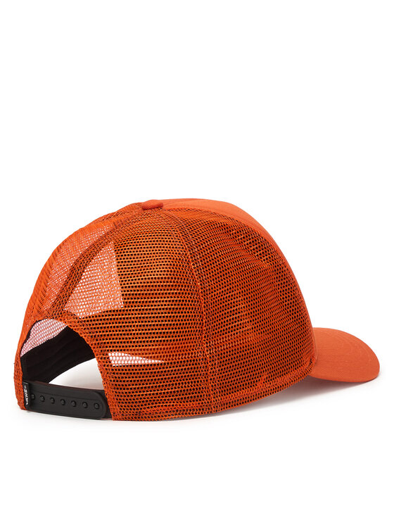 Vans Czapka z daszkiem Vans Classic Patch Curved Bill Trucker VN00066X Pomarańczowy