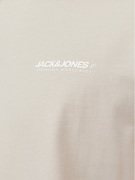 Jack & Jones Jack & Jones Camiseta Legacy 12256589 Beis Relaxed Fit
