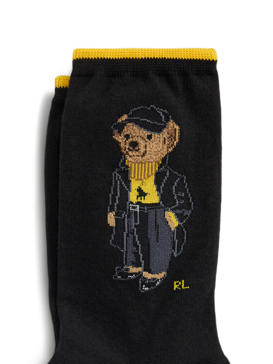 Polo Ralph Lauren Garās zeķes Polo Ralph Lauren 455982951001 Melns