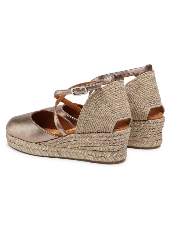 Unisa Espadrilky Unisa Caude 21 Lmt Zlatá