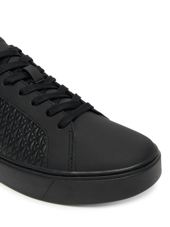 Calvin Klein Jeans Sneakersy Calvin Klein Jeans Classic Cupsole Laceup Aop YM0YM01431 Czarny