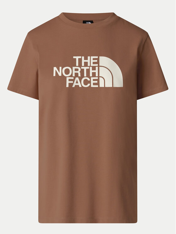 The North Face The North Face Marškinėliai Easy NF0A8A6G Ruda Loose Fit