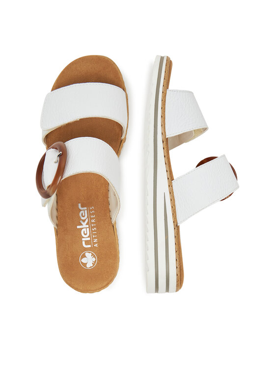 Rieker Nazouváky Rieker V0692-80 Bílá