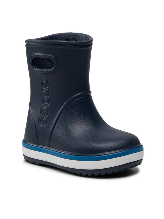 Crocs Cizme de cauciuc Crocs Crocband Rain Boot K 205827 Bleumarin