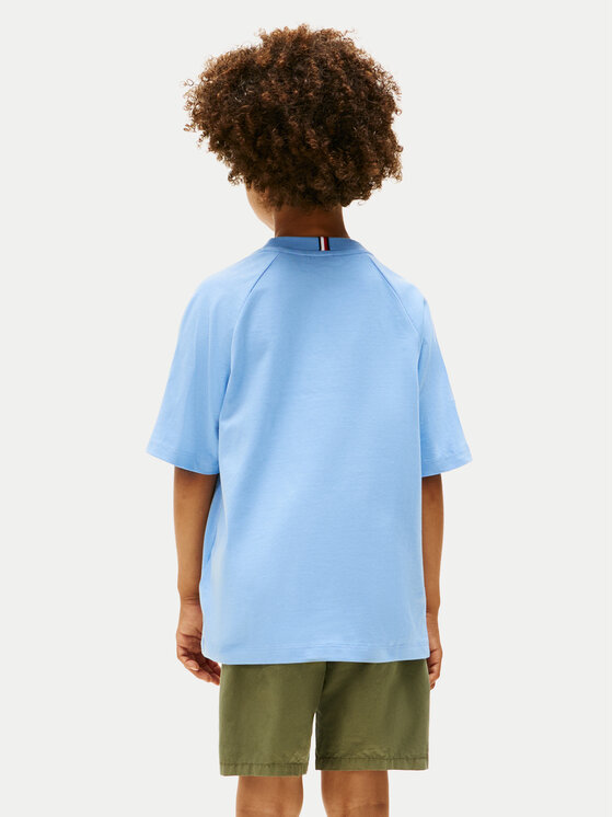 Tommy Hilfiger Tommy Hilfiger Camiseta KB0KB09726 Azul Regular Fit