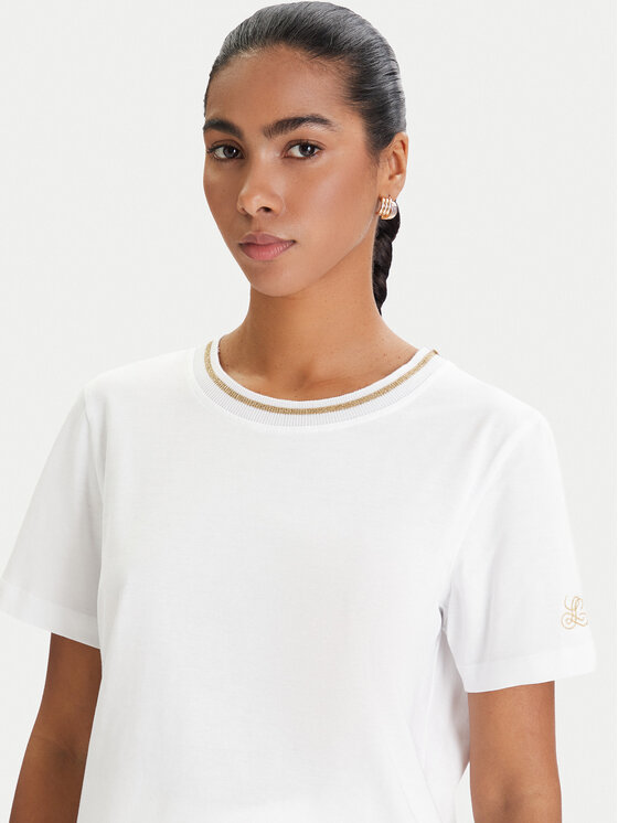 Luisa Spagnoli Luisa Spagnoli Camiseta Balearica 543152 Blanco Regular Fit