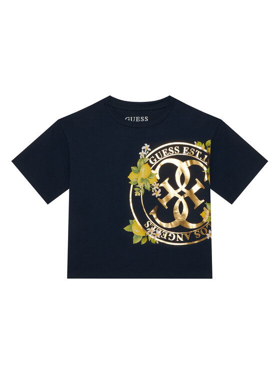 Guess Guess Camiseta J6GI00 K6YW4 Azul marino Regular Fit