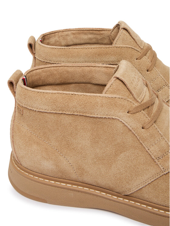 Tommy Hilfiger Ghete Tommy Hilfiger Comfort Suede Chukka FM0FM06074 Maro