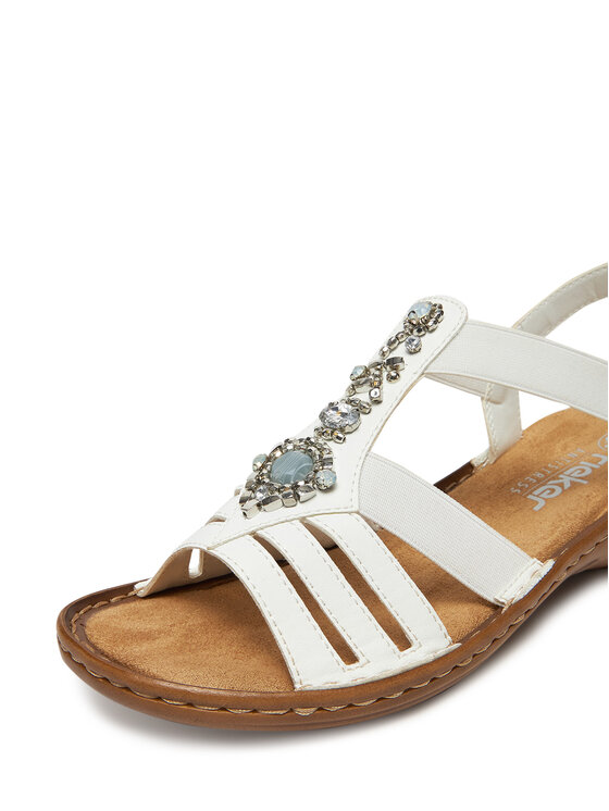 Rieker Sandali Rieker 60839-80 Bianco