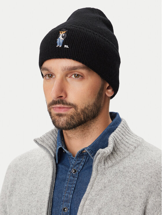 Polo Ralph Lauren Czapka Polo Ralph Lauren 455P23854001 Czarny