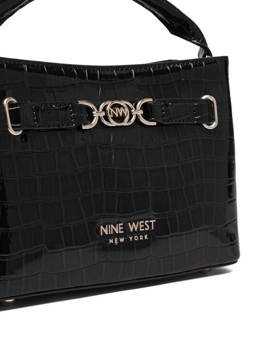 Nine West Kabelka Nine West EO-CITY GRACE-LDA9420 CROCO Černá