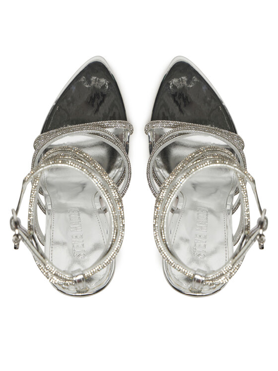 Steve Madden Sandály Steve Madden Sky High SM11003639 Stříbrná