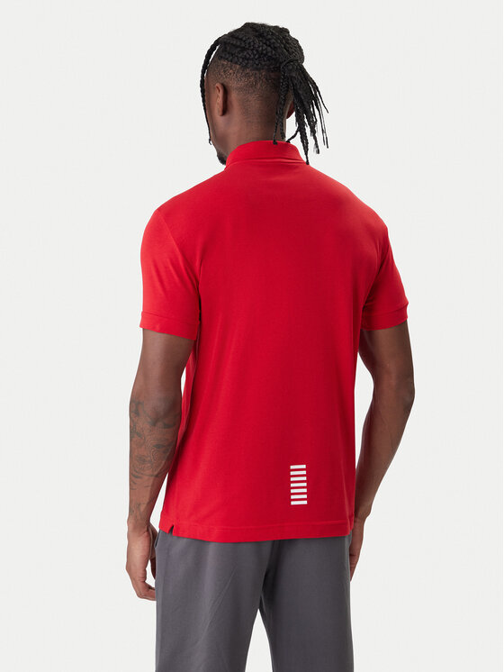 EA7 Emporio Armani EA7 Emporio Armani Polo 8NPF14 PJVQZ U5072 Rojo Regular Fit