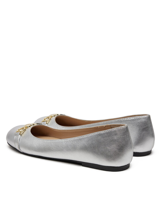 LOVE MOSCHINO Балетки LOVE MOSCHINO JA11011G1MIF090B Срібний