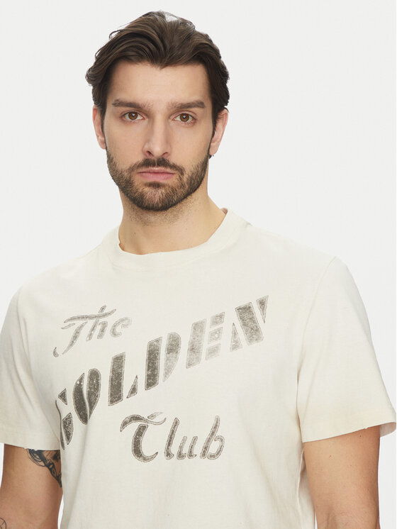 Golden Goose Golden Goose T-shirt GMP01220.P001642 Écru Regular Fit