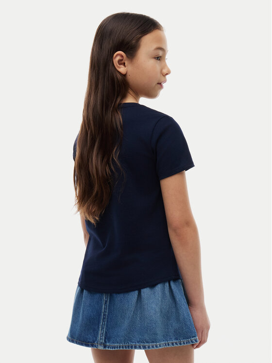 Tommy Hilfiger Tommy Hilfiger Camiseta KG0KG09454 Azul marino Regular Fit