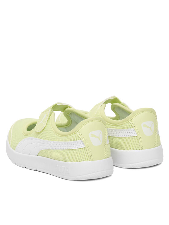 Puma Балетки Puma Courtflex v3 Lina V PS 400578 06 Жовтий