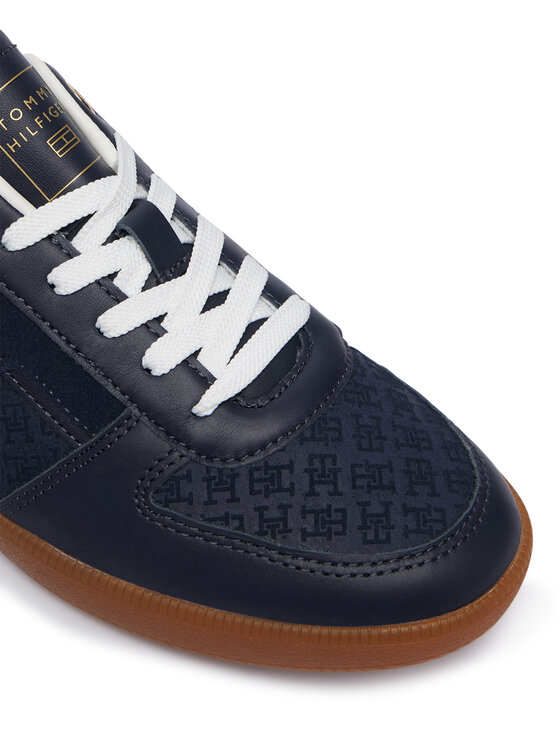Tommy Hilfiger Сникърси Tommy Hilfiger Th Tribeca Sneaker Monogram FW0FW09691 Тъмносин