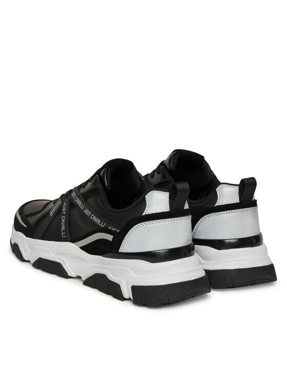 Just Cavalli Sneakersy Just Cavalli 79QA3SH5 ZPB66 Čierna